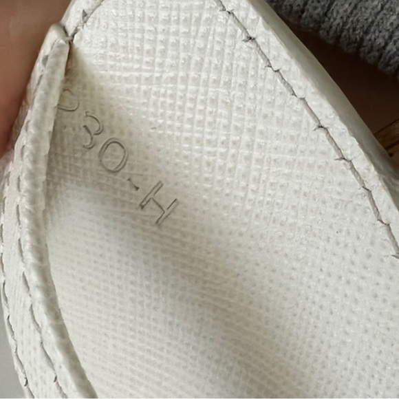 Prada Badge Holder in Lipstick print - Picture 5 of 7